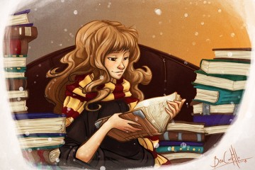 hermione reading