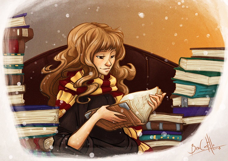 hermione reading